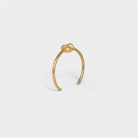 celine barbele thin bracelet|Knot extra.